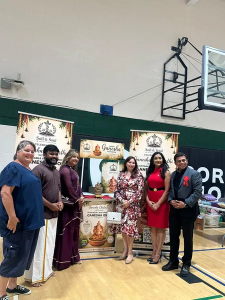 The Soil & Soul team at a Ganesh Chaturthi community event in Ontario